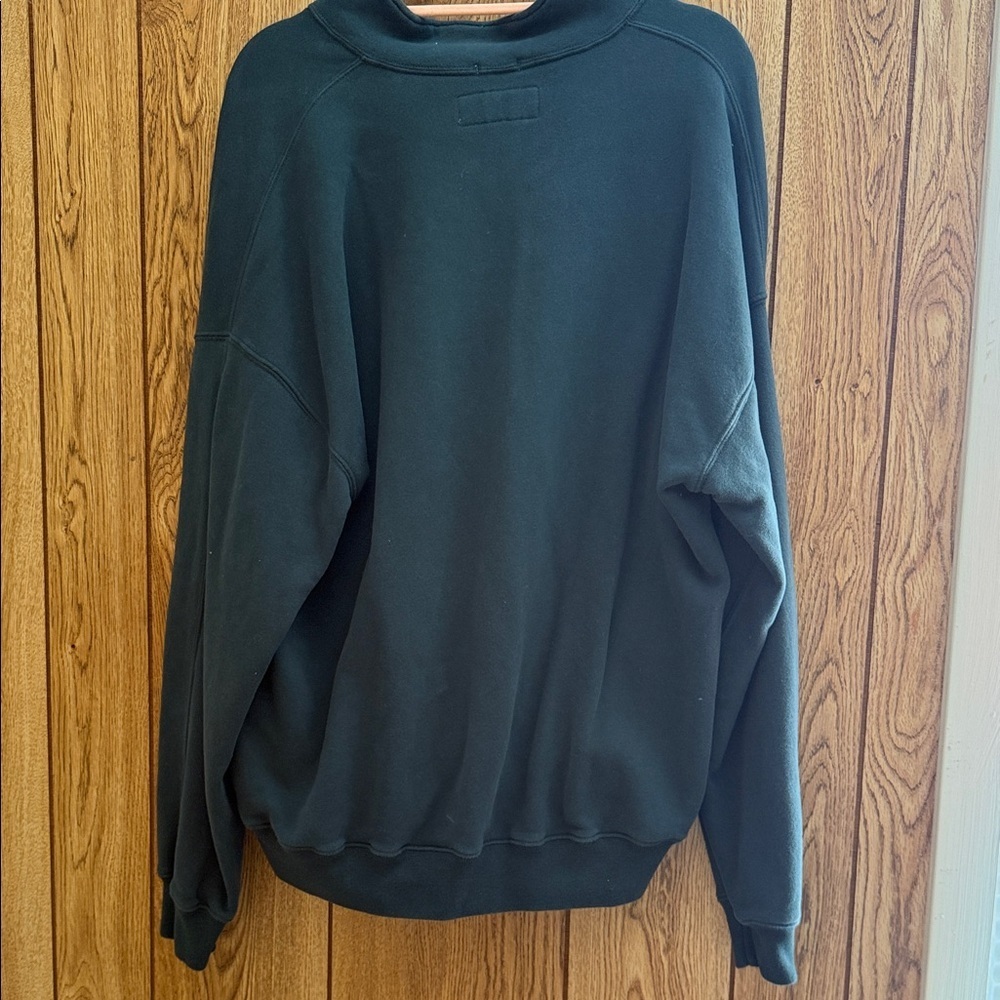 Abercrombie & Fitch Dark Teal Half-Zip Sweater - Picture 3 of 3